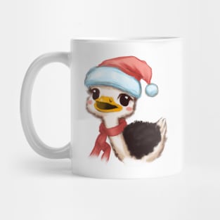 Cute Ostrich Drawing Mug